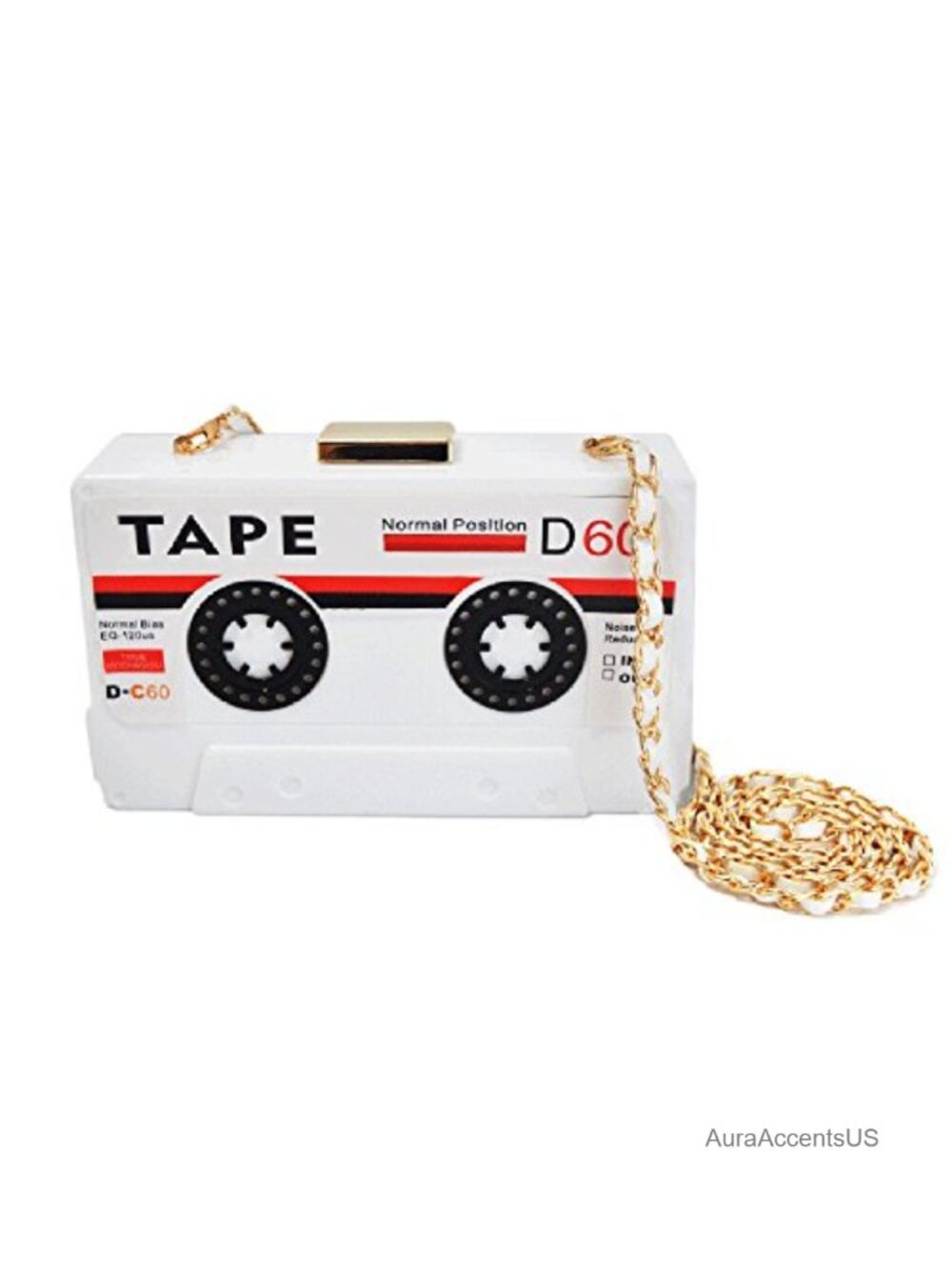 PU Faux Leather Radio Recorder Shape Crossbody Bag Shoulder Handbag Clutch